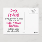 Kleine bedrijven aanpassen briefkaart (Achterkant)