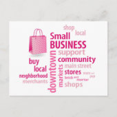 Kleine bedrijven aanpassen briefkaart (Voorkant)