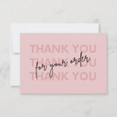 Kleine bedrijven bedankkaart voor de klant (Voorkant)