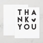 Kleine bedrijven Bedankt voor je kaartje Invoegen (Voorkant / Achterkant)