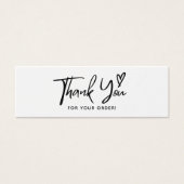 Kleine bedrijven Bedankt voor uw bestelling Kaart (Voorkant)