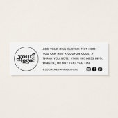 Kleine bedrijven Bedankt voor uw bestelling Kaart (Achterkant)