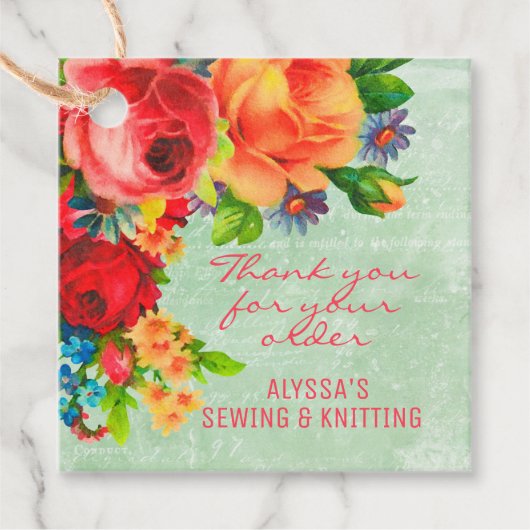 Kleine bedrijven Bloemen Product Labels (Voorkant)