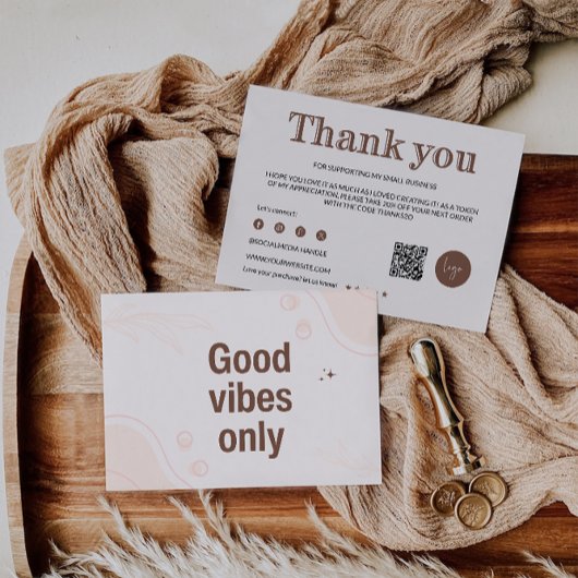 Kleine bedrijven dank u kaart Sjabloon,