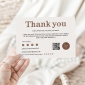 Kleine bedrijven dank u kaart Sjabloon,