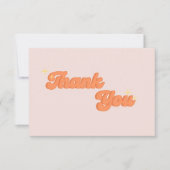 Kleine bedrijven Dank u voor de Retrografische kaa Bedankkaart (Voorkant)