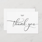 Kleine bedrijven Dank u voor uw creditcards Bedankkaart (Voorkant / Achterkant)