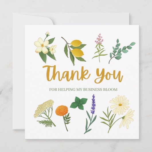 Kleine bedrijven Dank u voor uw creditcards Kaart (Voorkant)