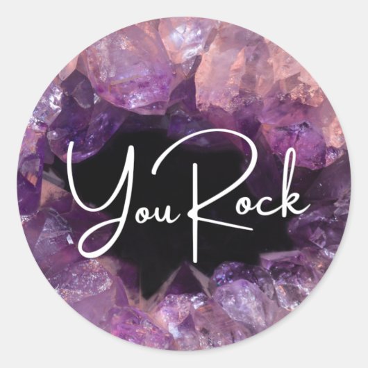 Kleine bedrijven Dank u wel! Ronde Sticker (Voorkant)