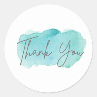 Kleine bedrijven Dank u wel! Ronde Sticker