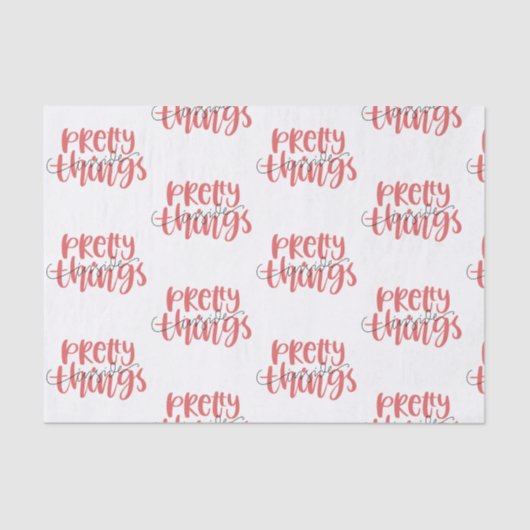 Kleine bedrijven die  dingen binnenin verzenden  tissuepapier (Voorkant)