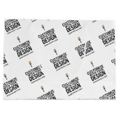 Kleine bedrijven Gepersonaliseerd Bedrijf Branded Groot Cadeauzakje (Achterkant)