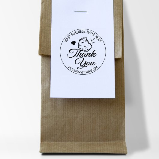 Kleine bedrijven hartelijk dank rubberstempel