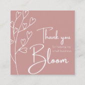 Kleine bedrijven Hartelijk dank voor uw kaart (Voorkant)