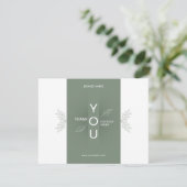 Kleine bedrijven Hartelijk dank voor uw kaart (Staand voorkant)