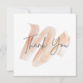 Kleine bedrijven Hartelijk dank voor uw kaart (Voorkant)