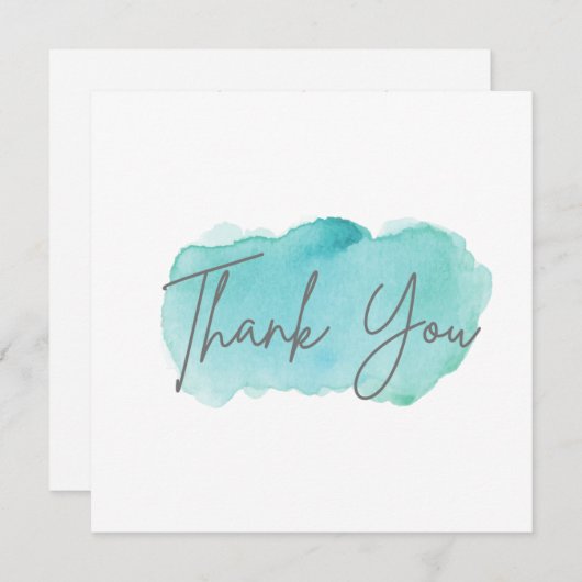 Kleine bedrijven Hartelijk dank voor uw kaart (Voorkant / Achterkant)