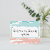 Kleine bedrijven Hartelijk dank voor uw kaart (Staand voorkant)