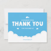 Kleine bedrijven Hartelijk dank voor uw kaart (Voorkant)