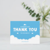 Kleine bedrijven Hartelijk dank voor uw kaart (Staand voorkant)