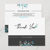 Kleine bedrijven Hartelijk dank voor uw kaart (Voorkant / Achterkant)