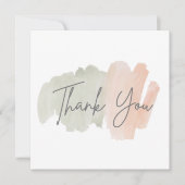 Kleine bedrijven Hartelijk dank voor uw kaart (Voorkant)