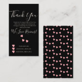 Kleine bedrijven Hartelijk dank voor uw Review Win Visitekaartje (Voorkant / Achterkant)