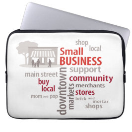 Kleine bedrijven laptop sleeve