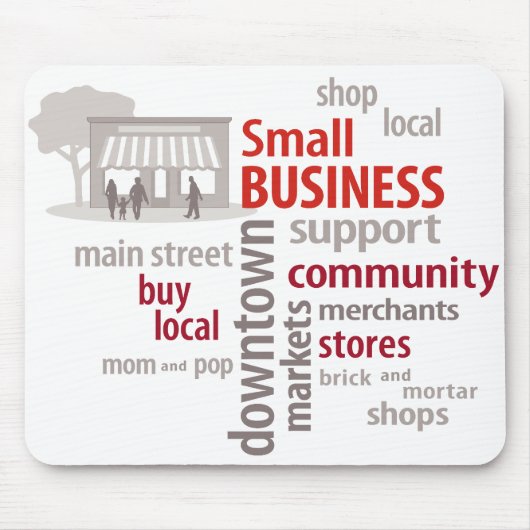Kleine bedrijven muismat (Voorkant)