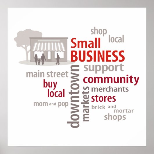 Kleine bedrijven poster (Voorkant)