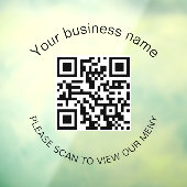 Kleine bedrijven raamsticker (Vel 3)