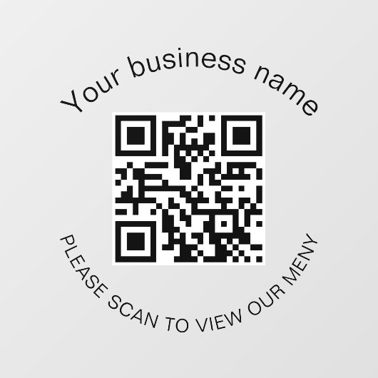 Kleine bedrijven raamsticker (Vel)