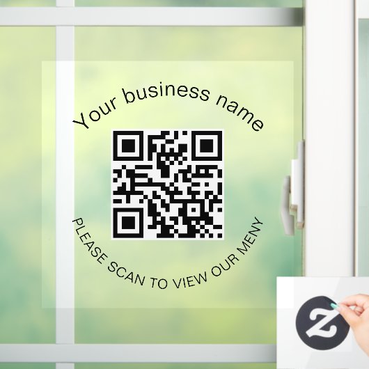 Kleine bedrijven raamsticker (Huis)