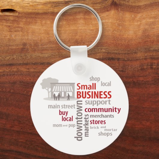 Kleine bedrijven sleutelhanger (Voorkant)