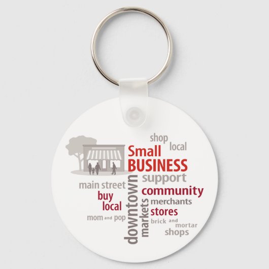 Kleine bedrijven sleutelhanger (Voorkant)