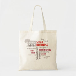 Kleine bedrijven tote bag