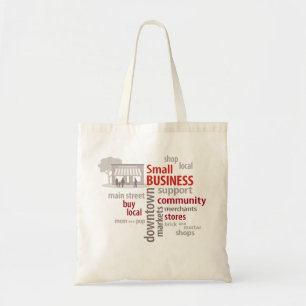 Kleine bedrijven tote bag