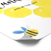 Kleine BEE raad hoeveel snoepjes Poster (Hoek)