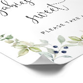 Kleine beer baby's zijn een lekkere traktatie poster (Hoek)