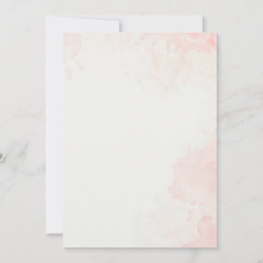 Kleine beer ballerina waterverf roze Verjaardag Kaart (Achterkant)