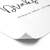 kleine beer Drinken helpen jezelf Poster (Hoek)