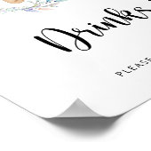 kleine beer Drinken tast toe Poster (Hoek)