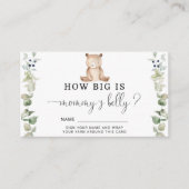 Kleine beer eucalyptus hoe groot is de buik van ma informatiekaartje (Voorkant)