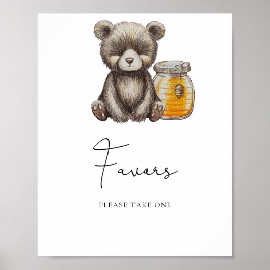 Kleine beer - Favorieten Poster (Voorkant)