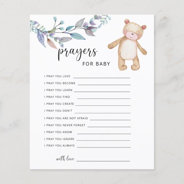 Kleine beer - gebeden voor baby (Voorkant)