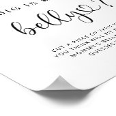 kleine beer hoe groot is mammie's buik spel poster (Hoek)