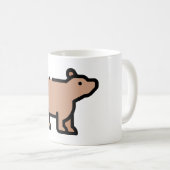 Kleine Beer Koffiemok (Voorkant rechts)