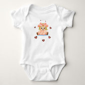 Kleine beer meisje romper (Voorkant)