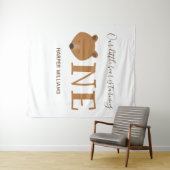 Kleine Beer met één staartdier eerste geboorte Wandkleed (In Situ (horizontaal))