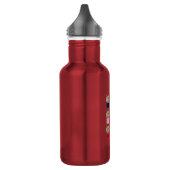 Kleine beer met stropdas waterfles  (Links)